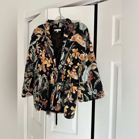 Floral blazer kimono - Picture 2 of 9